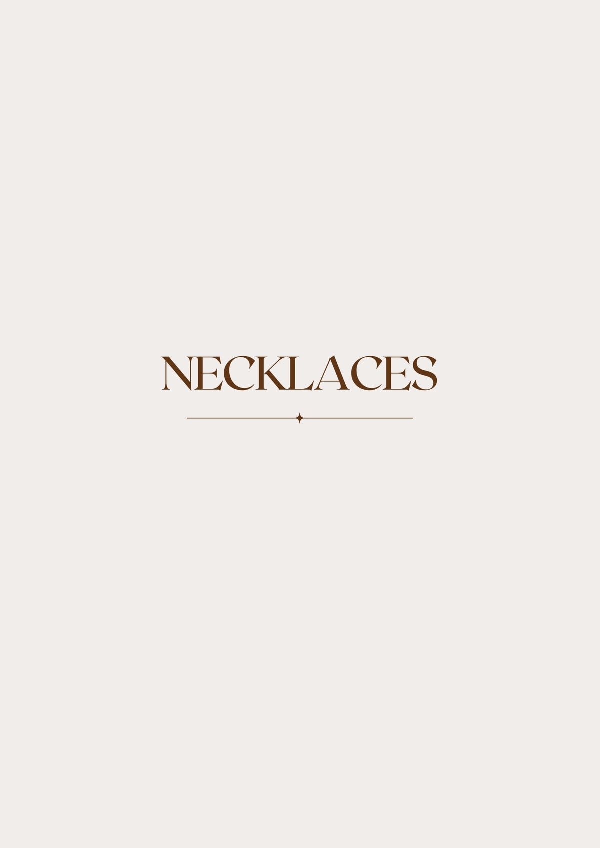 Necklaces
