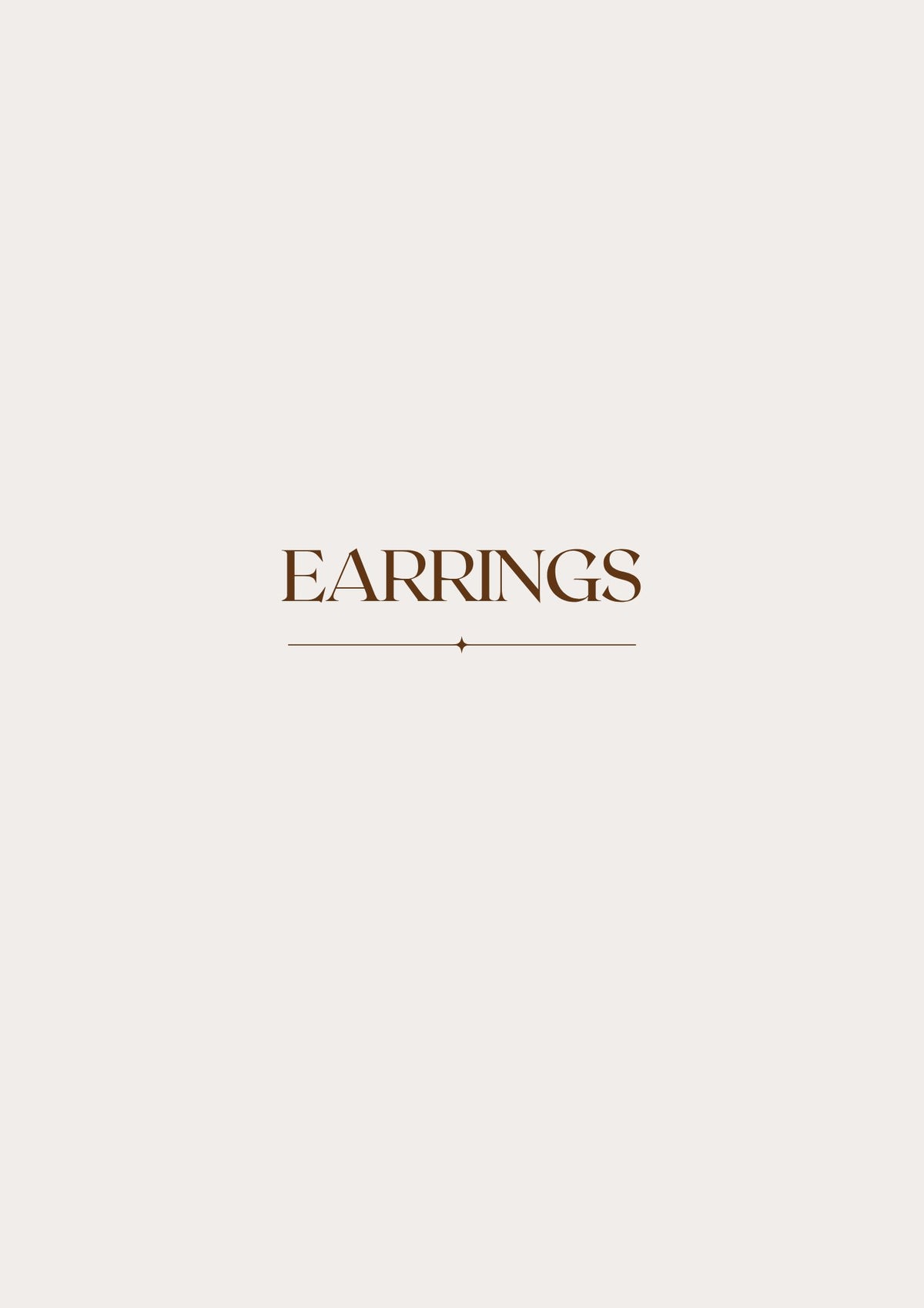 Earrings